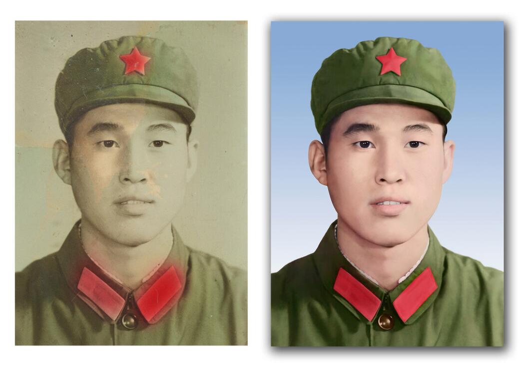 可克达拉破损照片修复-18